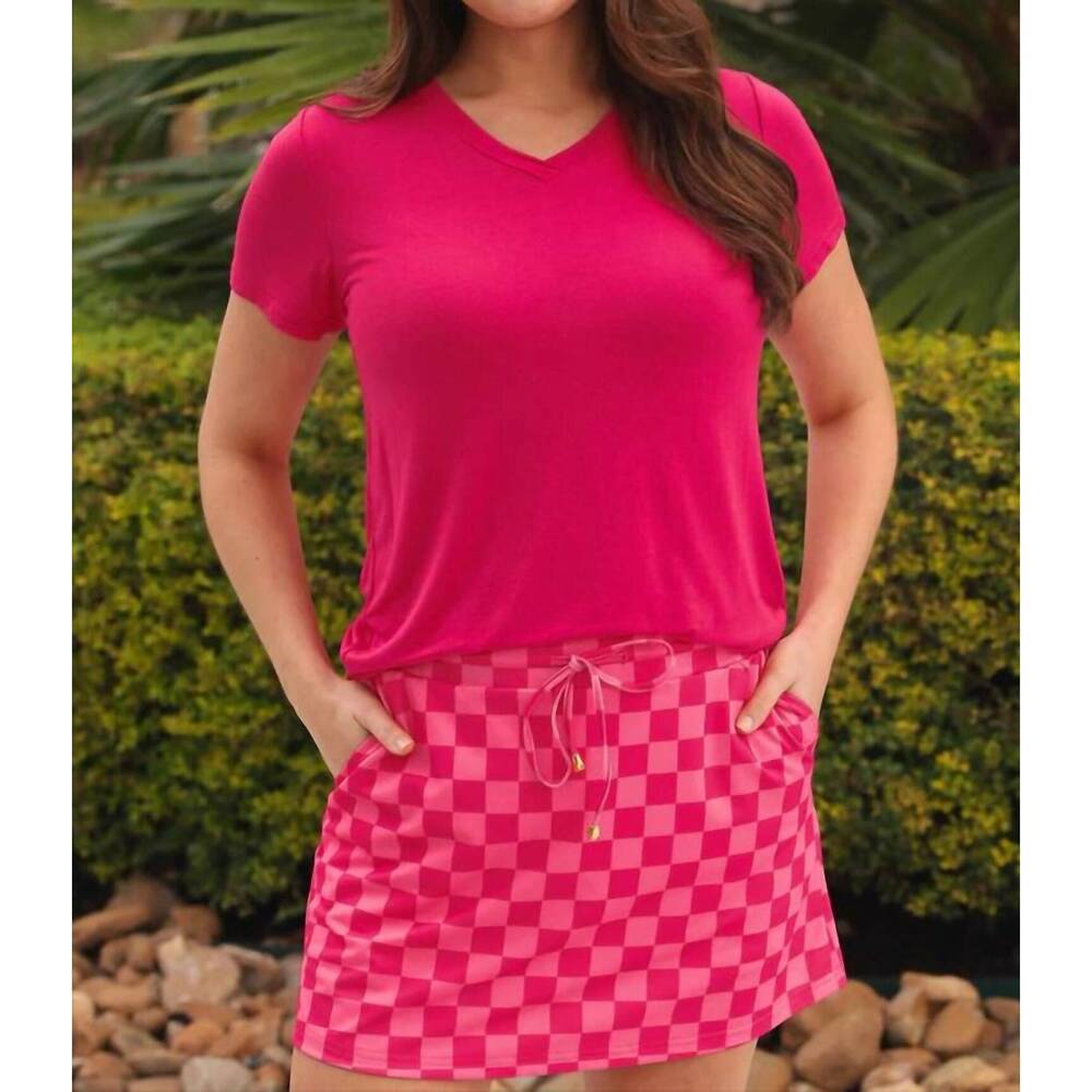 NEW JESS LEA basic tee in hot pink
